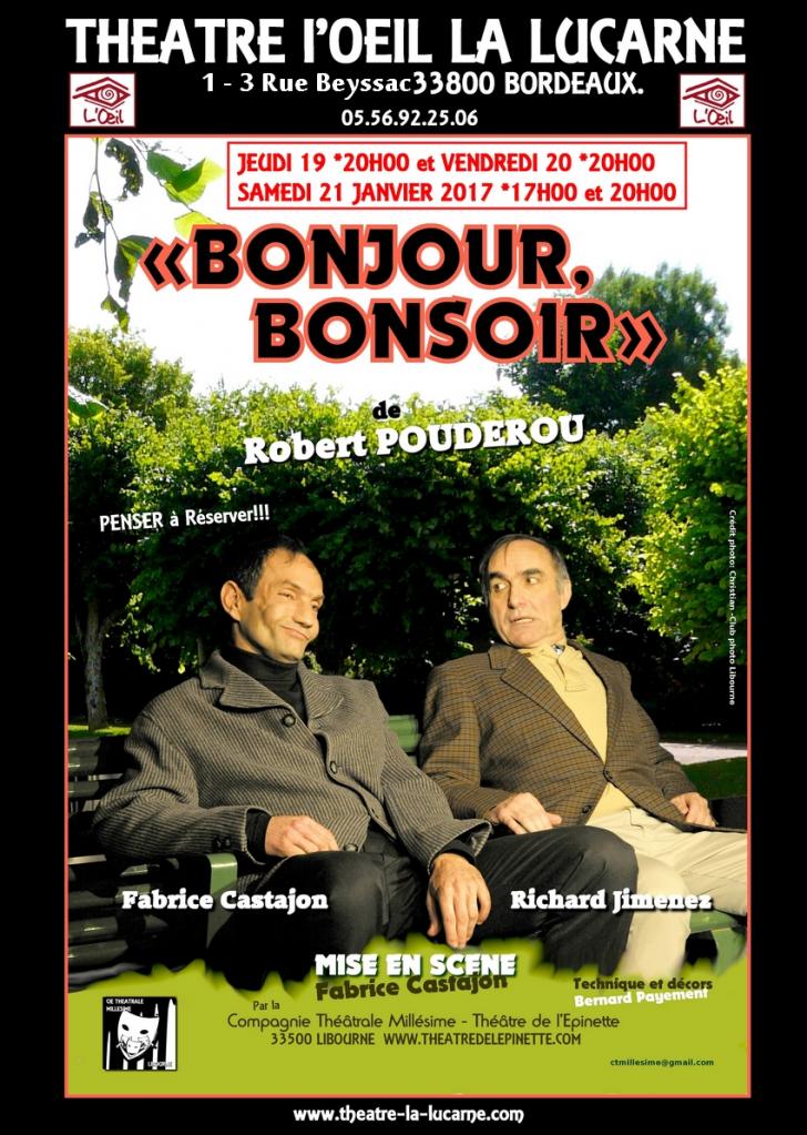 BONJOUR BONSOIR àla lucarne Bordeaux 19 20 21 janv 2017 web