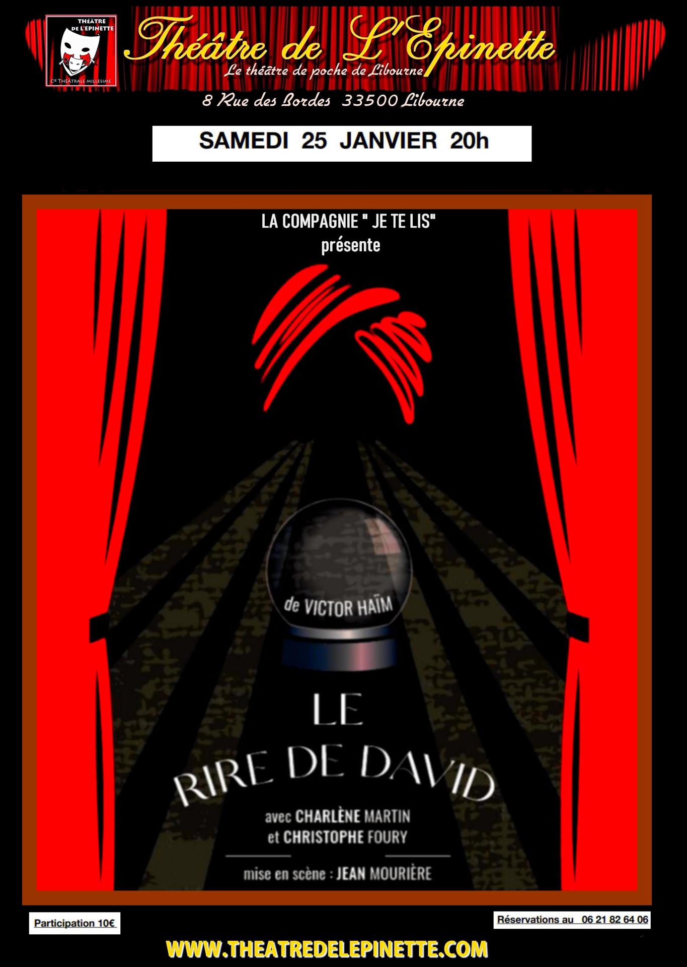 Affiche Le rire de David