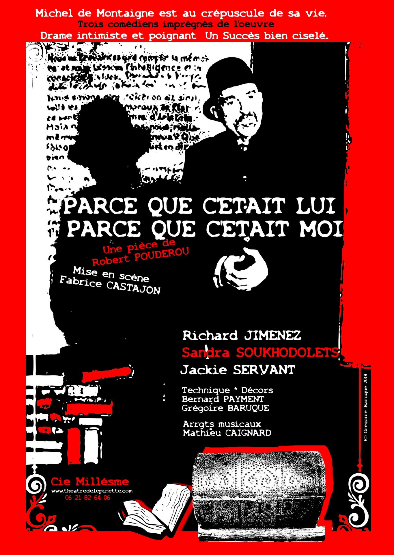 Affiche parce que c etait lui parce que c etait moi 2018 bat