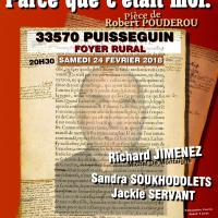 Affiche parce que c etait lui puisseguin 24 02 2018