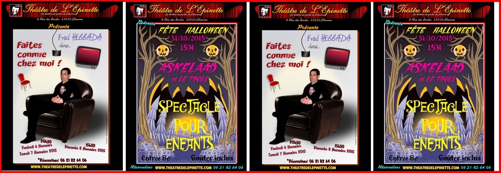 Au programme du mois de novembre 2015