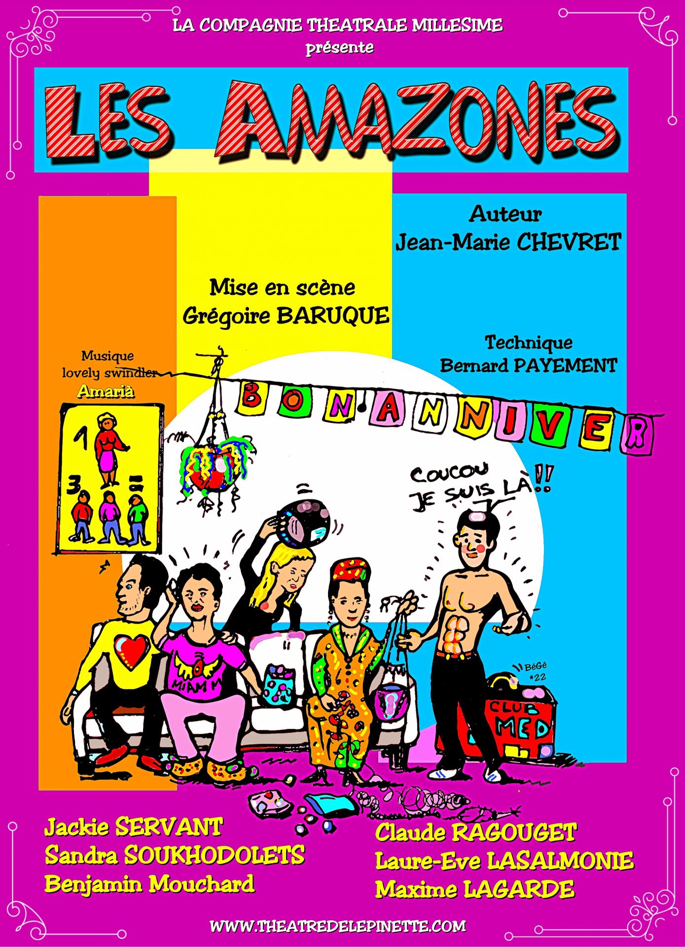 Bon 1 affiche les amazones