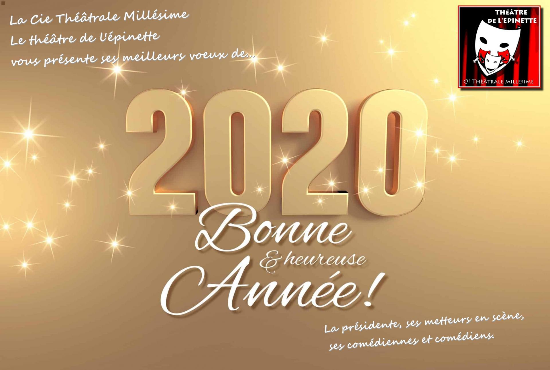 Avec nos meilleurs voeux 2020