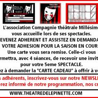 Devenez adherent de la cie theatrale millesime