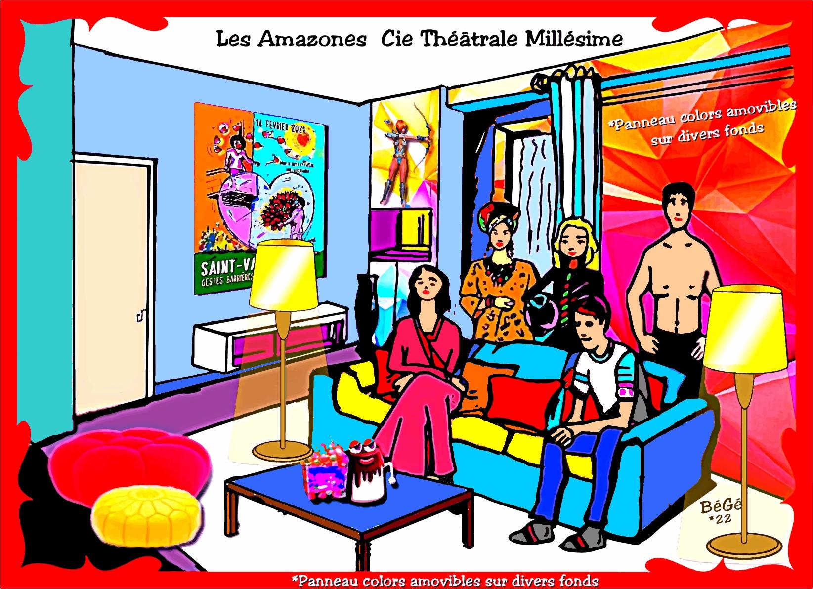 Les amazones deco bat 1 ok bleu