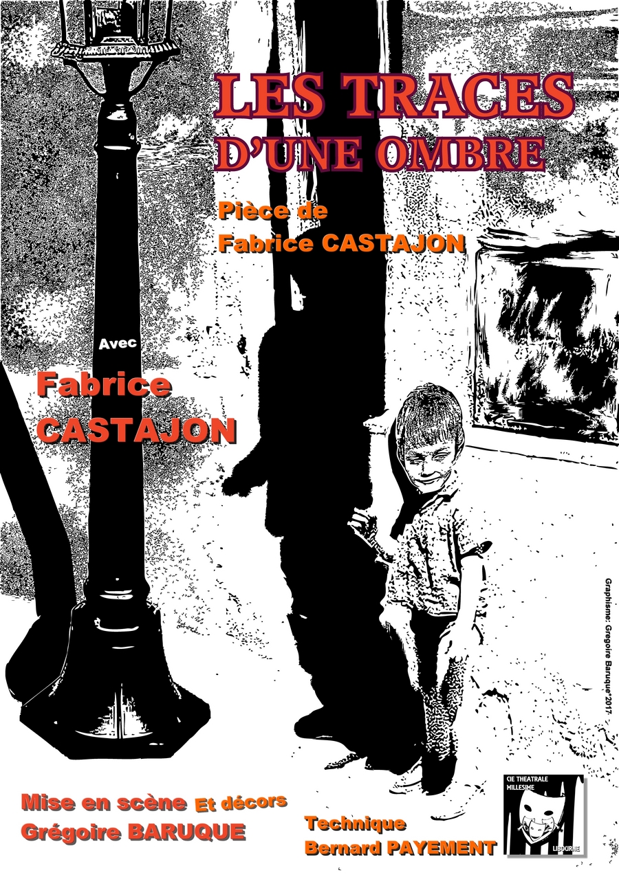 Les traces d une ombre de fabrice castajon affiche 1