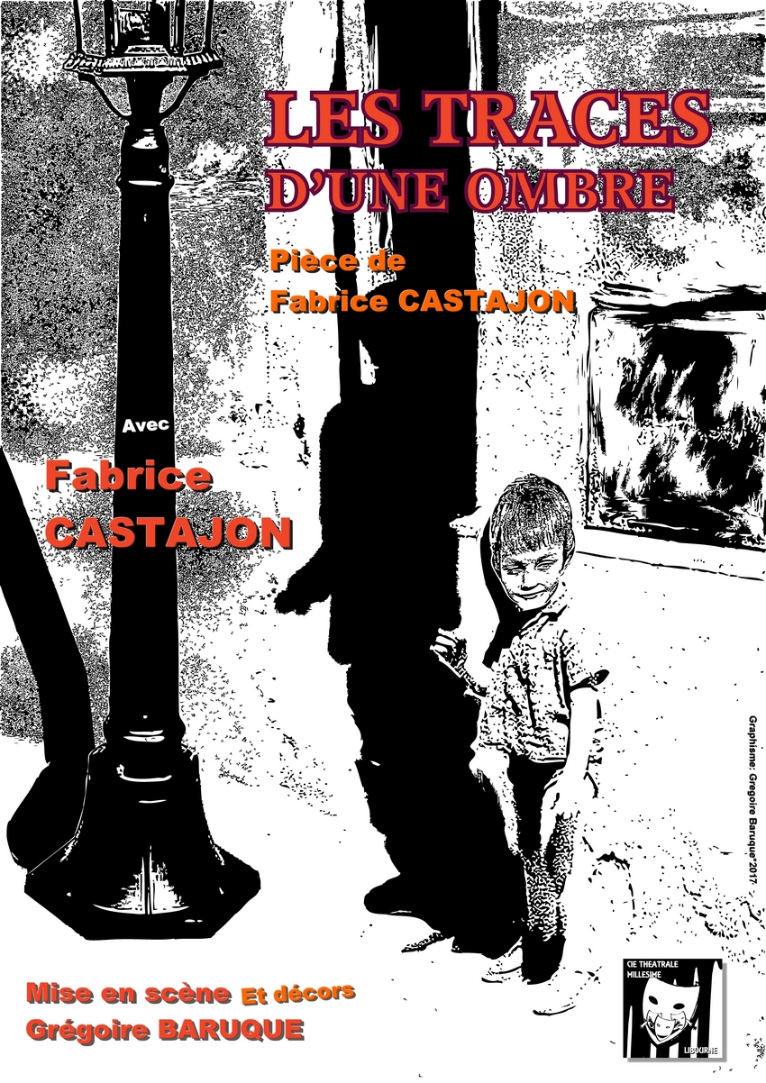 Les traces d une ombre de fabrice castajon affiche