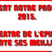 Prochainement tous vos rendez vous 2
