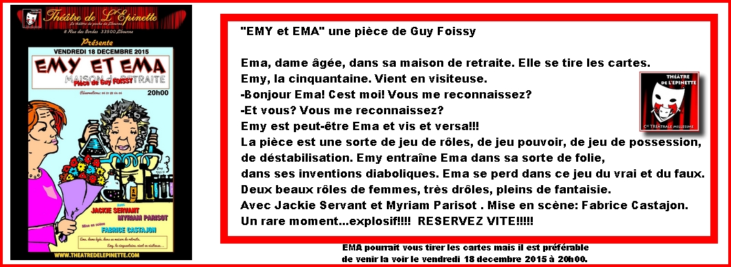 Reservez vite pour emy et ema