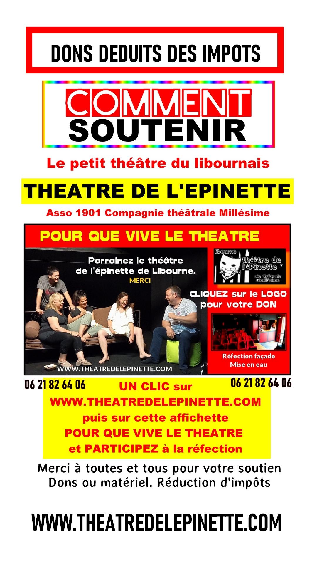 Soutenez le theatre de l epinette